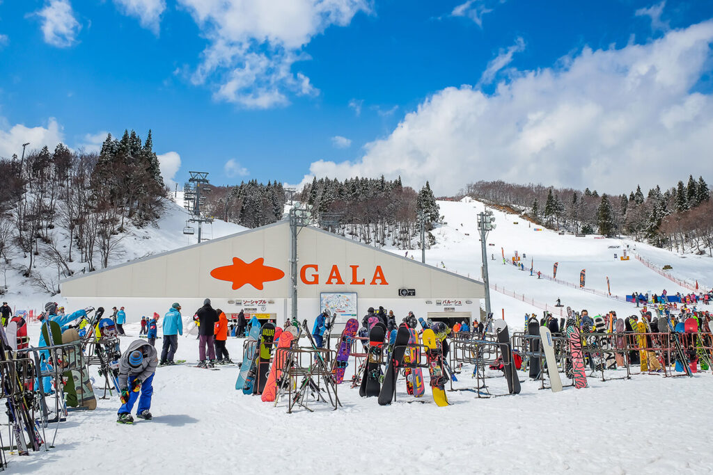 Skiing at GALA Yuzawa